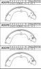 ASIMCO K3375 Brake Shoe Set